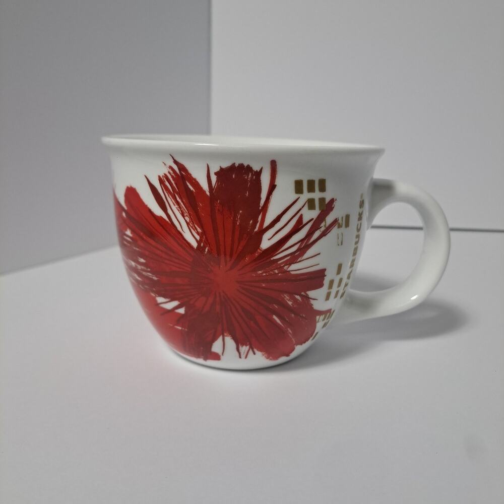 Starbucks Red and White Mug